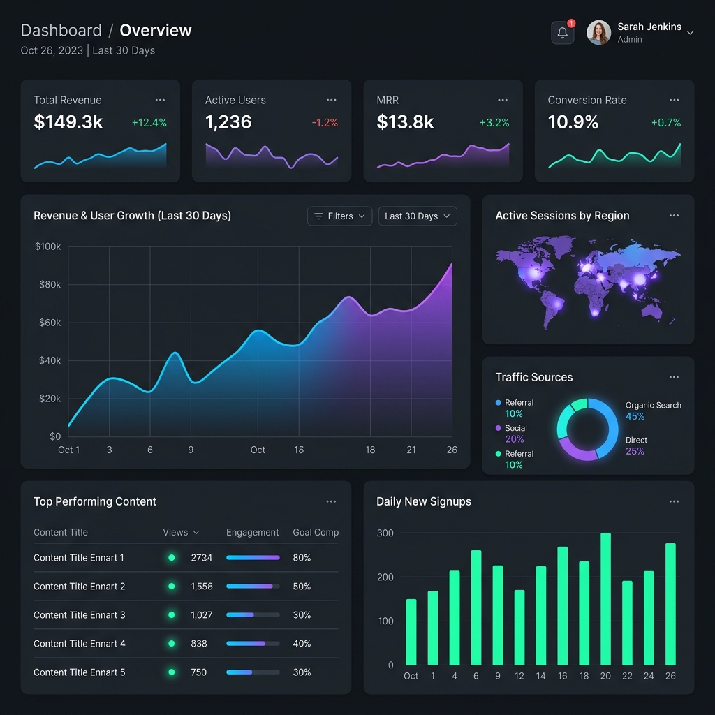 SaaS Dashboard